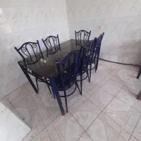 میز وصندلی ۶نفره|میز و صندلی غذاخوری|رشت, حمیدیان|دیوار