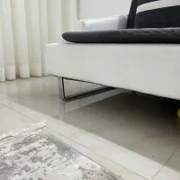 مبل چرم راحتی پایه استیل|مبلمان خانگی و میز عسلی|گرگان, |دیوار