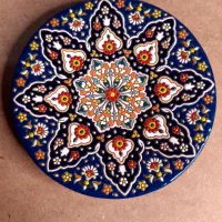 ست گلدان و بشقاب میناکاری|صنایع دستی و سایر لوازم تزئینی|تهران, جی|دیوار