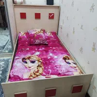 تخت خواب وکمددکوری اتاق کودک|تخت و سرویس خواب|اهواز, آریاشهر|دیوار