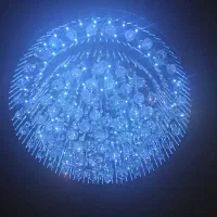 لوستر سقفی ۱ متری دایره ۳ ردیفه    ۲۴ عدد لامپ