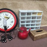 جا ادویه کشویی و ساعت دیواری سالم