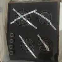 گاز ۴شعله شیشه آبی و هود