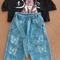 لباس مجلسی بچگانه وتعدادی شلوار وپافر|کفش و لباس بچه|تهران, امام زاده حسن|دیوار