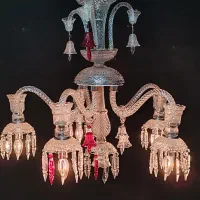 لوستر باکارات سولستیک ۵ شعله|لوستر و چراغ آویز|تهران, بهارستان|دیوار