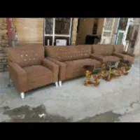 یک دست مبل راحتی راحتی ۷نفره سالم ۴میلیون تومان|مبلمان خانگی و میز عسلی|سنندج, |دیوار