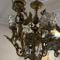 لوستر برنز طرح فرشته|لوستر و چراغ آویز|تهران, تهرانپارس غربی|دیوار