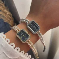 ساعت زنانه بند مرواریدی کارتیر