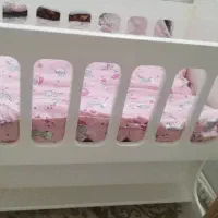 تخت کنار مادر و گهواره کودک|تخت و سرویس خواب|نیشابور, گمنام غربی|دیوار