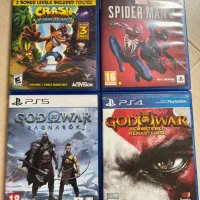 دسته ps5 و دیسک بازی ps4 - ps5