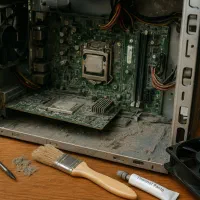 سرویس رفع کندی،گردگیری و تعویض خمیر CPU کامپیوتر