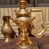 سماور آبکاری طلا