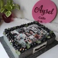 کیک تولد حلوا فینگرفود تضمینی