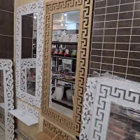 آینه روشویی آیینه قدی ضد آب آینه حمام کنسول شلف|آینه|تبریز, |دیوار