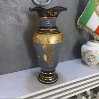 گلدان آب طلا کاری بزجسته