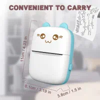 پرینتر حرارتی بی مدل Mini Printer طرح گربه|پرینتر، اسکنر، کپی، فکس|لواسان, |دیوار