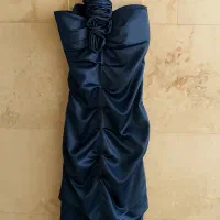 لباس مجلسی سورمه‌ای  مدل خاص / کاملاً نو