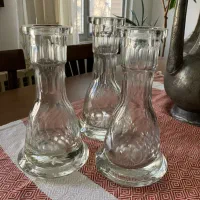 سه عدد تنگ قلیان بلور سالم
