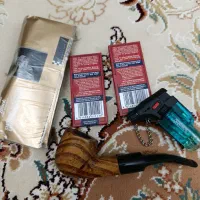 پیپ چوبی کلکسیونی|کلکسیون اشیاء عتیقه|علیآباد کتول, |دیوار