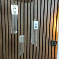 لوستر سه شاخه ی تزیینی