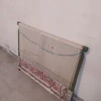 فرش نیمه کاره زرنیم  چله ابریشم