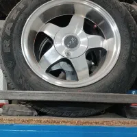 رینگ و لاستیک اسپرت ۱۴پژو سالم درحد