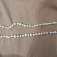 گردنبند مروارید اصل سنگ پرورشی نا منظم