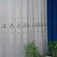 یک عدد پرده جنس بسیار عالی با دوعدد یالان