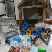 قفس و فنچ و لوازم مربوطه