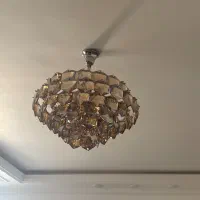 لوستر الماس کروم 65|لوستر و چراغ آویز|یزد, |دیوار