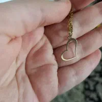 آویز طلا طرح قلب