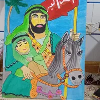 تابلو نقاشی تازه کشیده شده