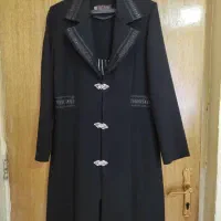 مانتو مشکی سایز۴۲|لباس|رفسنجان, |دیوار