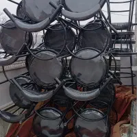 صندلی اپن رنگی و ابکرم به قیمت درب کارخانه