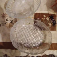 ۲تا کریستال وسایل خانه واسه گذاشتن به بوفه|ظروف سرو و پذیرایی|تبریز, |دیوار