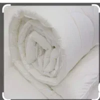 پتو رو تختی دو نفره سفید ساده