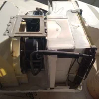 کولر موتور بزرگ در حد نو سایه خوش|کولر گازی و فن‌کوئل|خمیر, |دیوار