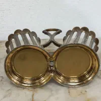 ظرف کارد و چنگال برنزی|صنایع دستی و سایر لوازم تزئینی|بندر انزلی, کوی واحدی|دیوار