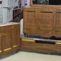 ست  کنسول سرویس خاب  میز TV حصیری جاکفشی مالزی