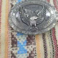 تعداد پنج عدد سگک ریلی سالم .شیگ ویک عددطرح عقاب|کیف، کفش، کمربند|اهواز, کوروش|دیوار