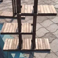 سلام. استندچوبی قابل شتشو. چوب صندوق.