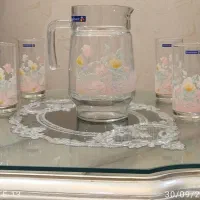 پارچ لیوان فرانسه آکبند نو با  جعبه