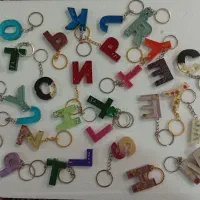 دست کلید طرح زرین زیبا با حروف انگلیسی اسم