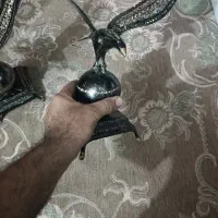 مجسمه پرنده برنج اصل