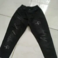 شلوارجین زغالی مام استایل