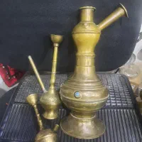 سه عدد چلیم برنجی قدیمی