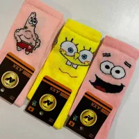 جوراب ساقدار طرح کارتنی