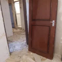 درب چوبی با چارچوب فلزی