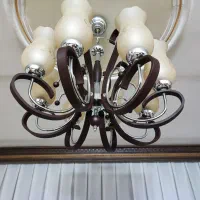 دوعدد لوستر سقفی 8شاخه