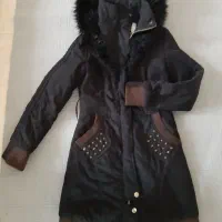 یک عدد کاپشن دخترانه مشکی|لباس|دزفول, |دیوار